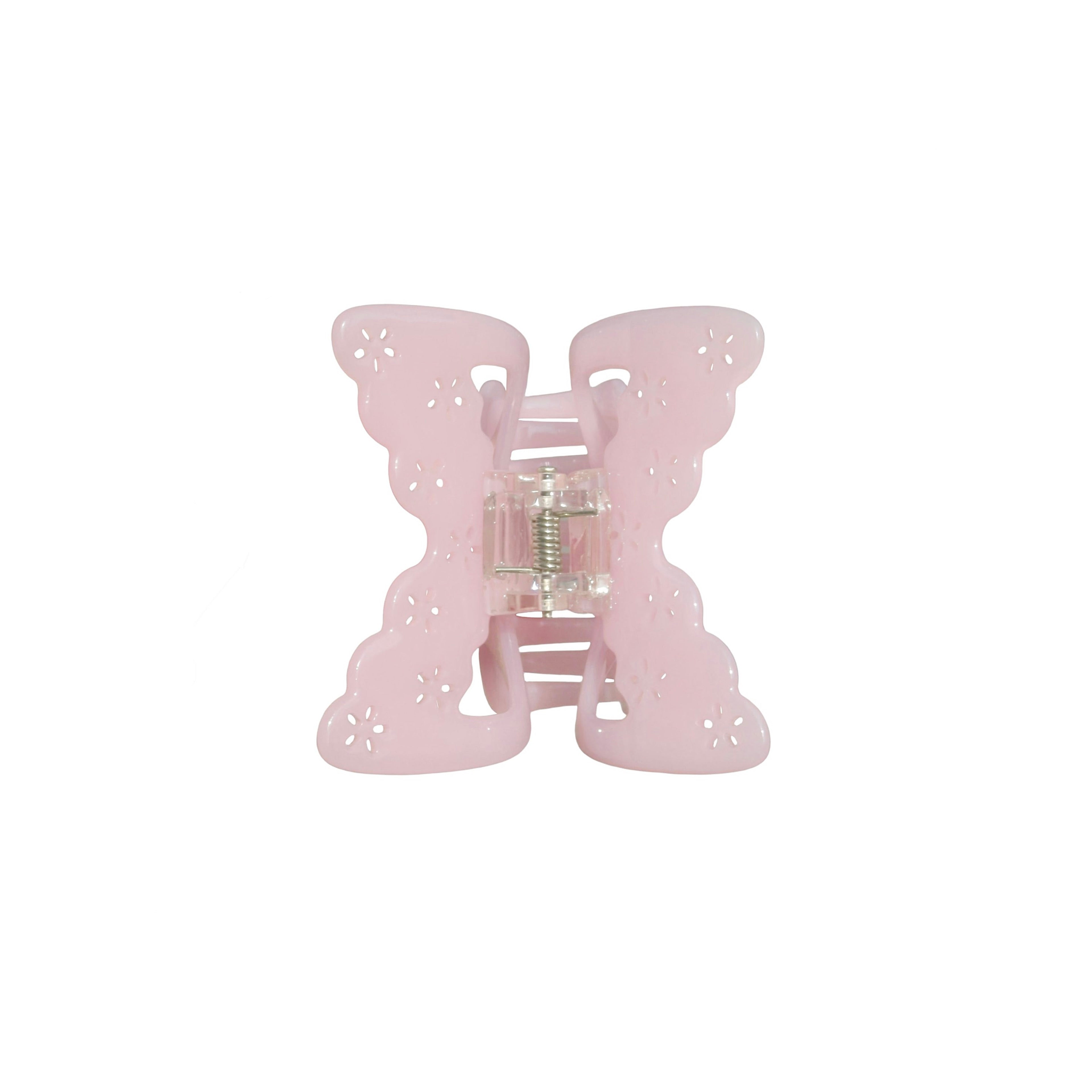 Pince à œillet papillon rose