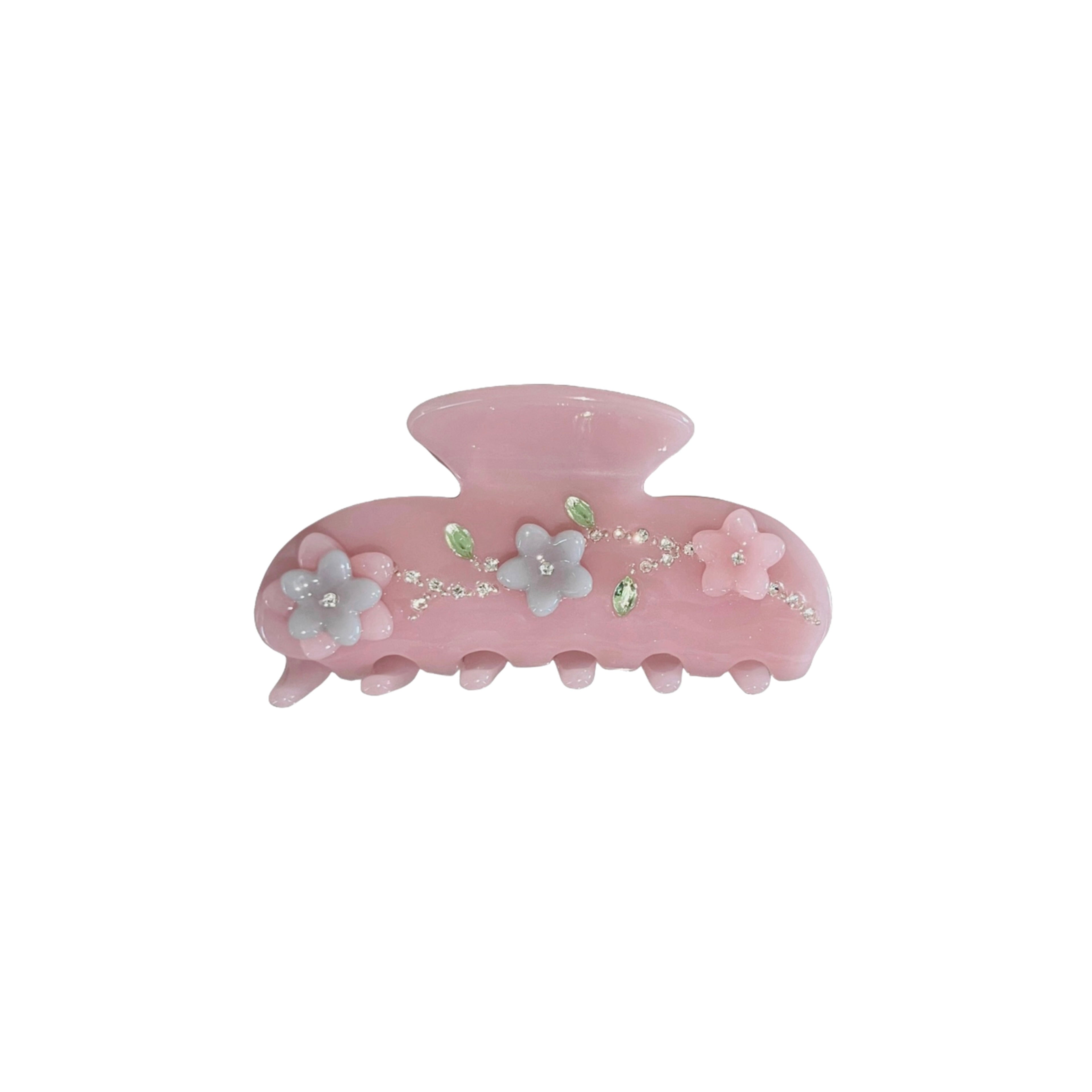 Vintage tuinclip in roze